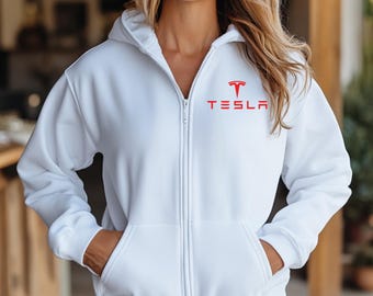 Tesla Full Zip Hoodie