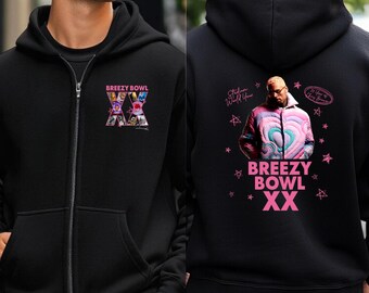 Chris Brown Breezy Bowl XX Full Zip Hoodie