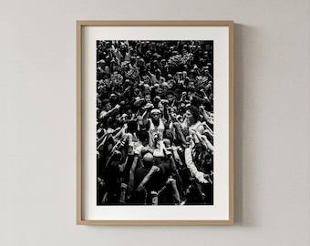 Lebron James: Framed Photography, Basketball Wall Art, Framed Wall Art, Lebron James Poster, Black and White Prints, Home Decor