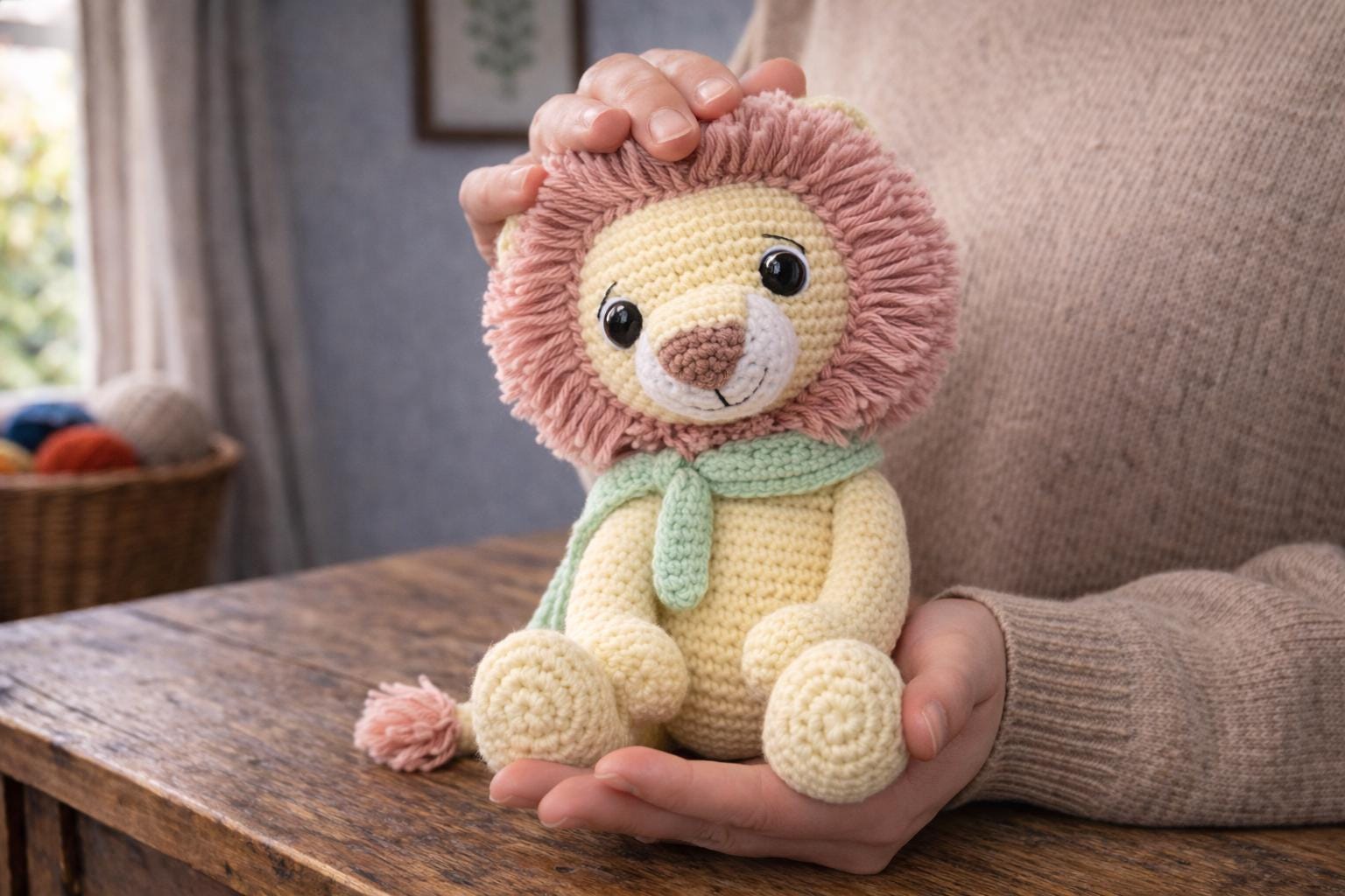 Lion Amigurumi Crochet Pattern PDF, Cute Jungle Animal Plush Toy ...