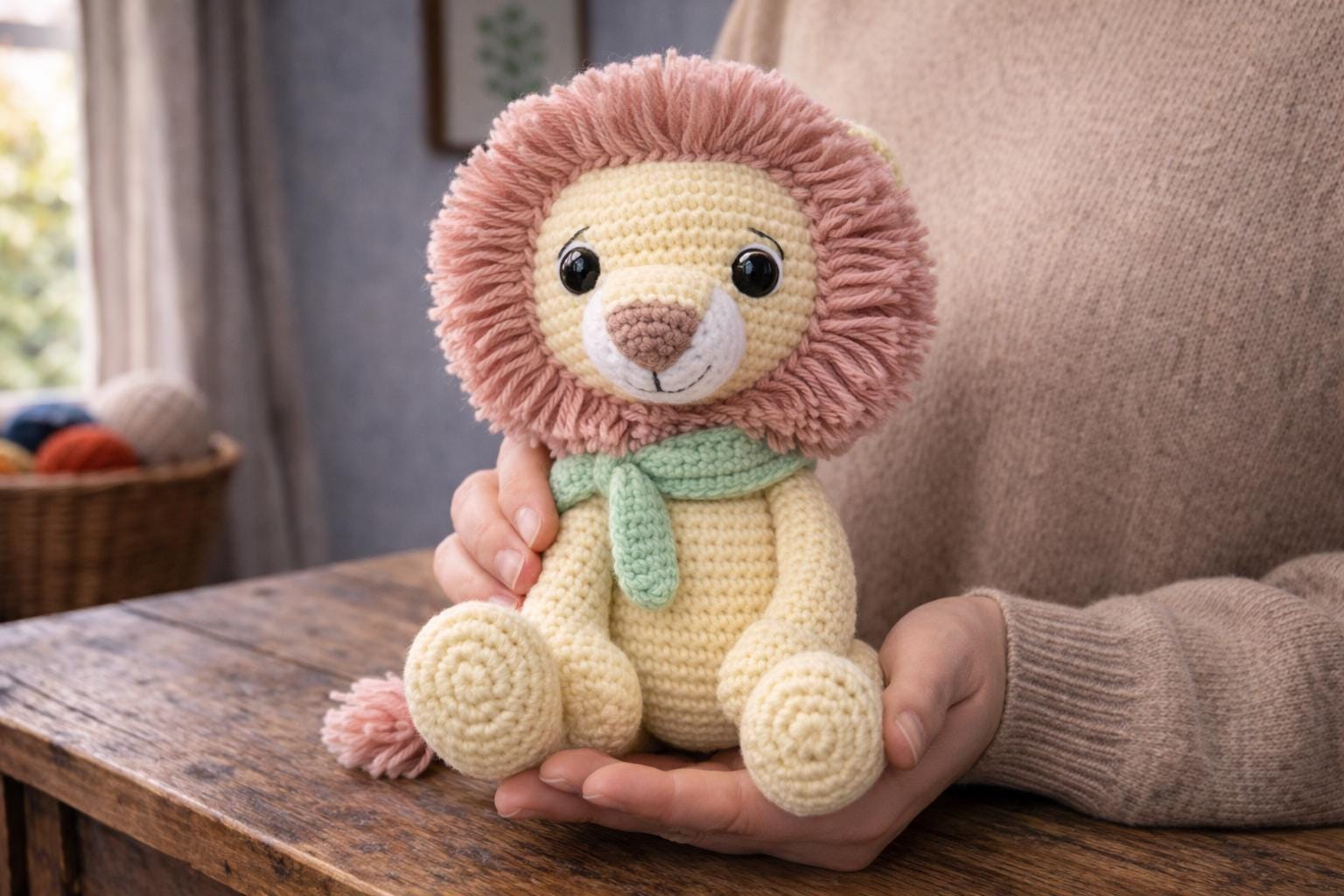 Lion Amigurumi Crochet Pattern PDF, Cute Jungle Animal Plush Toy ...