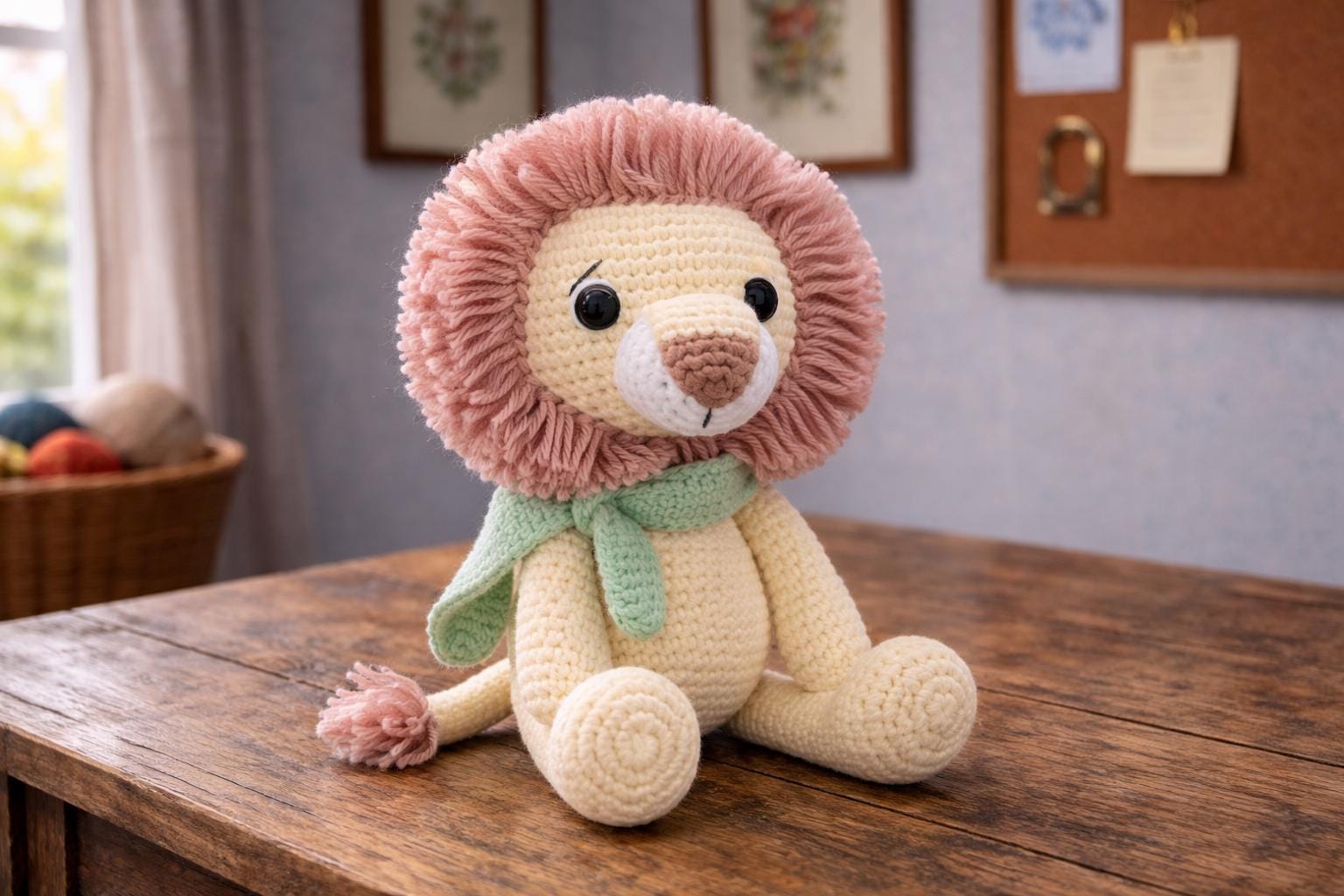 Lion Amigurumi Crochet Pattern PDF, Cute Jungle Animal Plush Toy ...