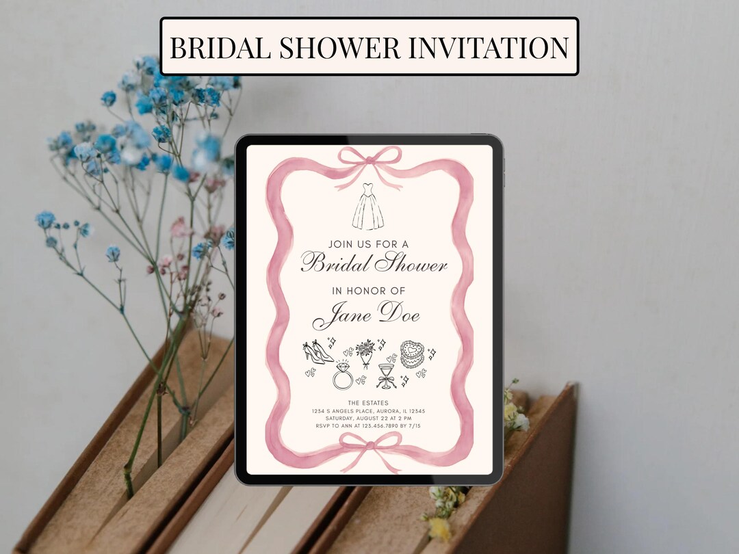 Bridal Shower Invitation - Etsy