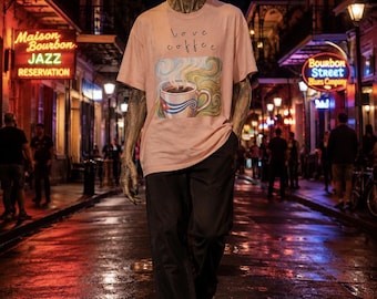 Espresso art style t-shirt