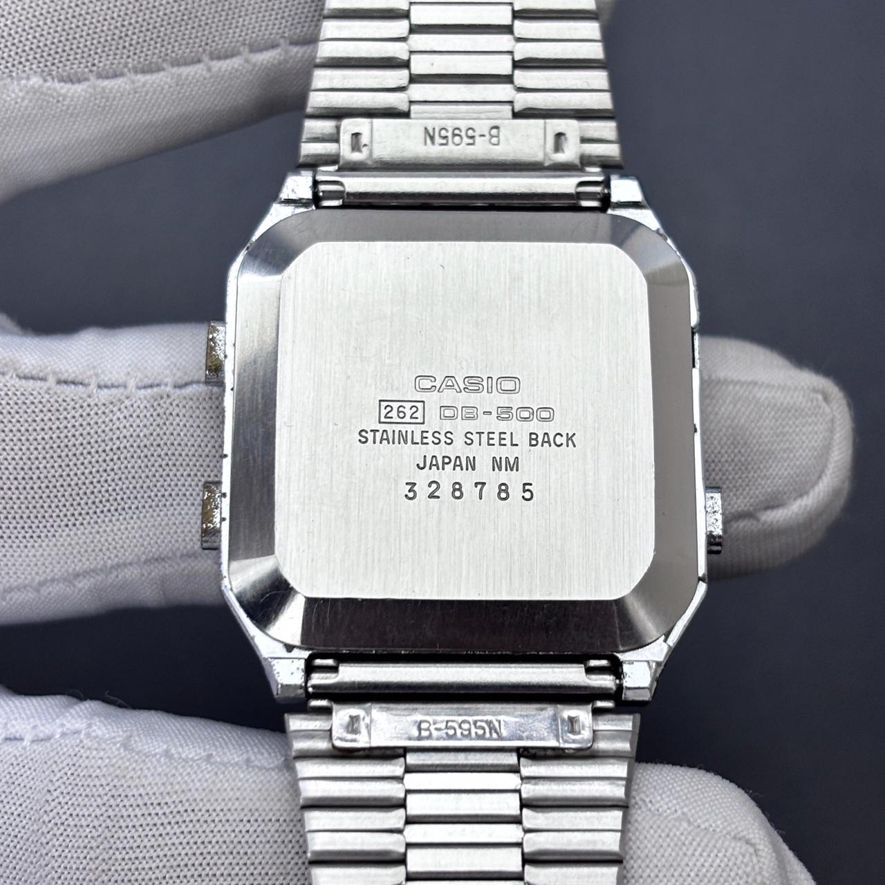 Vintage Casio DB-500 Digital Data Bank Telememo 50 Japan Made Men 