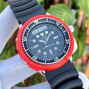 Vintage Seiko Arnie Ana/Digi Tuna Diver's 150 M Japan Herr Quartz Armbandsur H558-5000