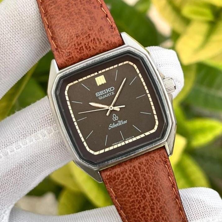 Seiko Quartz Silver Wave - Etsy