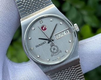 Vintage Rado Voyager Oman Police Khanjar Automatic Swiss Gifted Watch 636.3269.4