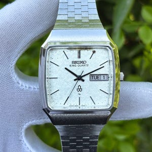 King Quartz Seiko Bracelet - Etsy