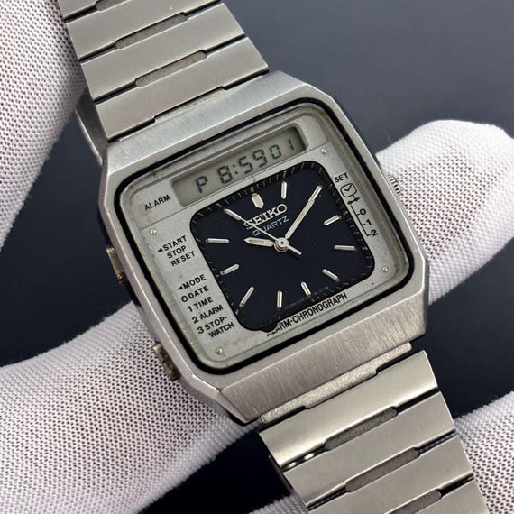 Vintage Seiko Ana/digi Alarm-chronograph Japan Made Men display picture 2