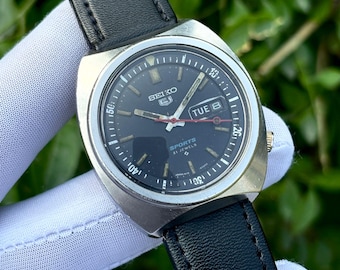 Vintage Seiko 5 Sports Diver's Automatic Original Japan Men's Watch 6119-6023