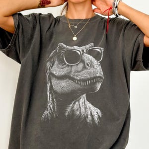 T Rex Shirt Vintage - Etsy