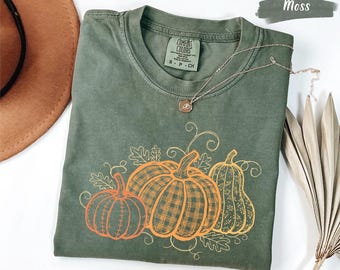 Comfort Colors® Pumpkin Shirt, Pumpkin Season Tee, Autumn Harvest Gift