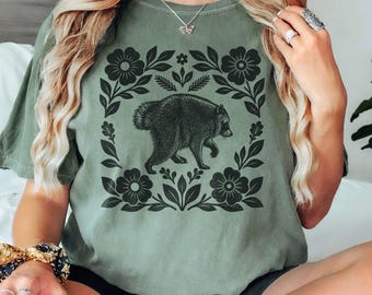 Jimothy Raccoon Boho Cottagecore Shirt, Viral Seattle Feral Legend Comfort Colors Tee, Retro Jimothy Graphic Tshirt, Round King Animal Tee