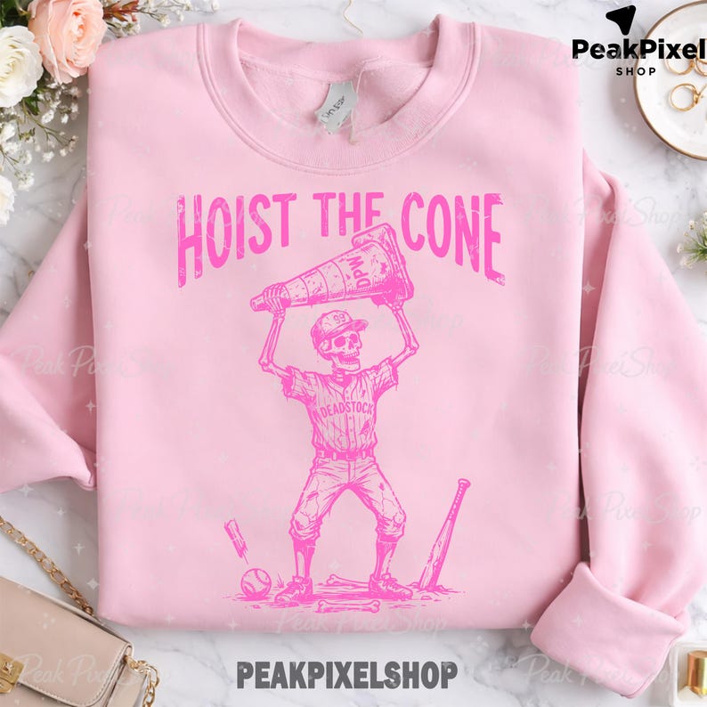 HOIST The Cone PNG, Funny Pittsburgh Baseball Png, Pirates Base ball Meme, Pirate Parrot Mascot Hoist The Cone (Digital Download) image 5