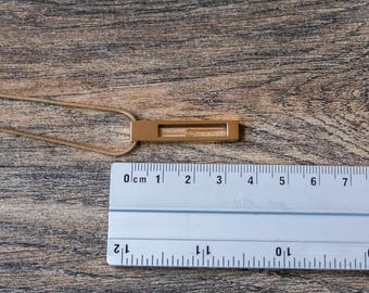 Ketting met paardenhaar, recht staafstaal, roestvrij staal