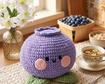Bundel met haakpatroon bosbes pdf-download, beginnersvriendelijke amigurumi