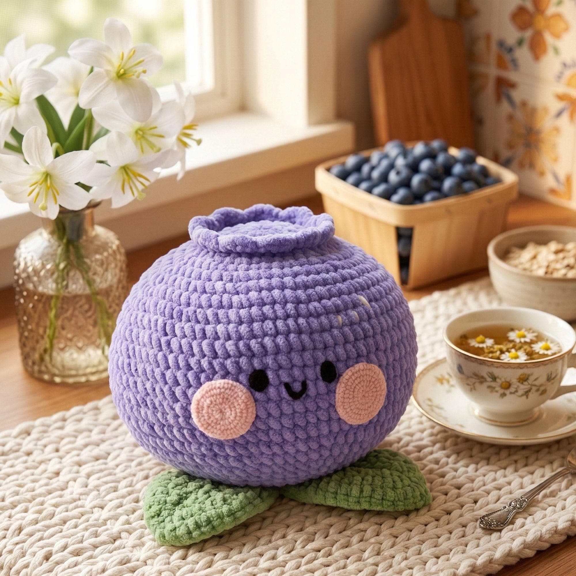 30 Blueberry Crochet Patterns for Fruit-Inspired Amigurumi, Keychains, Plushies, and More 10 Blueberry Crochet Pattern Bundle PDF Download