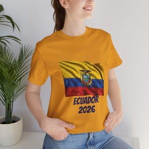 Ecuador flag 2026 T-Shirt | National Flag Tee, Ecuadorian Pride