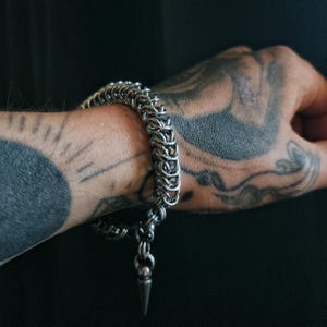 316 Stainless Steel Spike Bracelet - Etsy