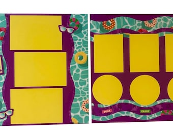 Summer Scrapbook Layout