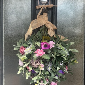 Artificial Olive Branch Wreath Drop