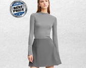 Minimalist High Waist A Line Skirt Casual Elegant Short Skirt Stylish Everyday Wear