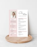 Modern Resume Template with Photo - Editable CV for Canva & Word, Professional Layout, Instant Download product logo