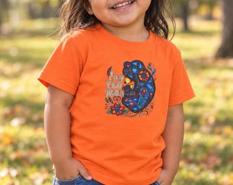 Every Child Matters, Toddler Tee, Mama bear and baby bear. Indigenous awareness