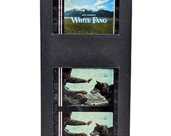 White Fang (1991) - "The Taming Scene" - Authentic 35mm Film Cell - Vintage Handcrafted Memorabilia