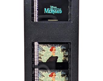 The Little Mermaid (1989) - "Ariel on the Rock" - Authentic 35mm Film Cell - 3D Printed Display