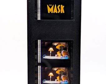 The Mask (1994) - "The Wolf Jaw Drop" - Authentic 35mm Film Cell - Vintage Handcrafted Memorabilia