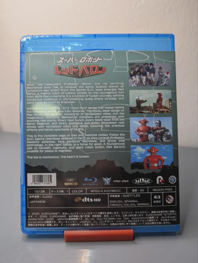 Robots Disc Red Baron - Tokusatsu (1973) | Blu-ray | Region Free - Etsy