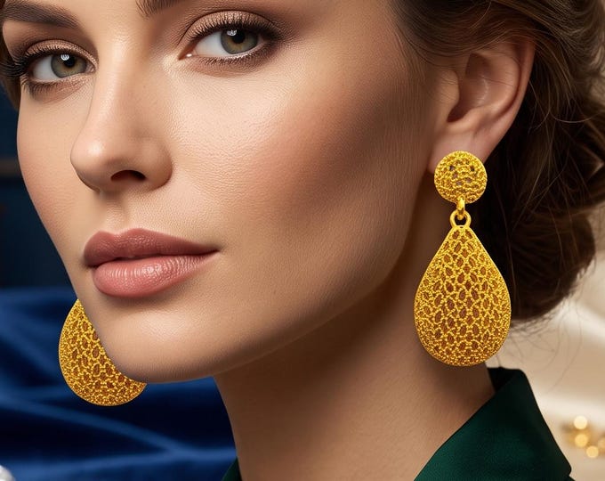 Gold Tone Hoop Earrings, Simple Circle Design, Elegant Wedding Jewelry
