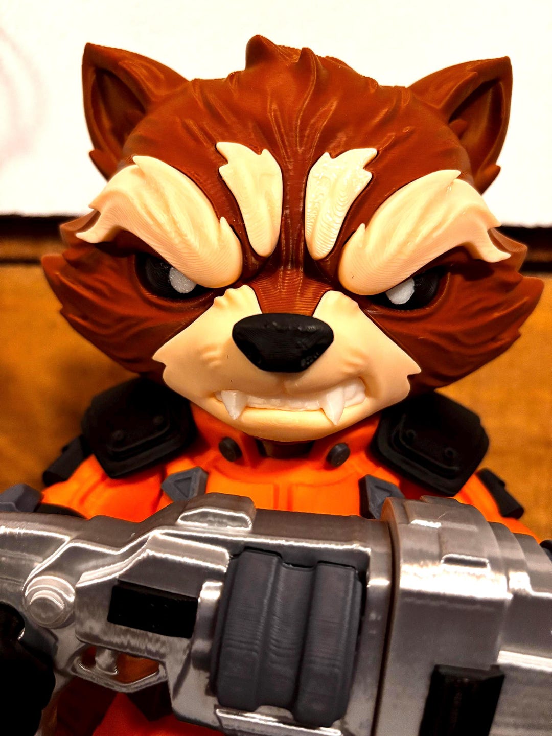 Rocket Racoon With Tools ROCKET RACCOON – 3D PRINTED Collectible Figure - Etsy