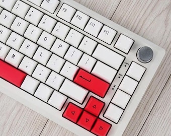 Anpassat PBT-tangentbordsset | XDA-profil japanska engelska sublimeringstangenter | 126 tangenter för MX-switchar mekaniskt tangentbord | Skrivbordsinstallation