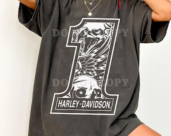 Koszulka z nadrukiem Comfort Colors Harley-Davidson nr 1