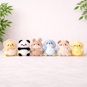 24 Mini Animals Crochet Pattern: Amigurumi Bundle Digital Download image 5