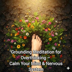Grounding Meditation for Overthinking – Calm Your Mind & Find Inner Peace (Audio Download)