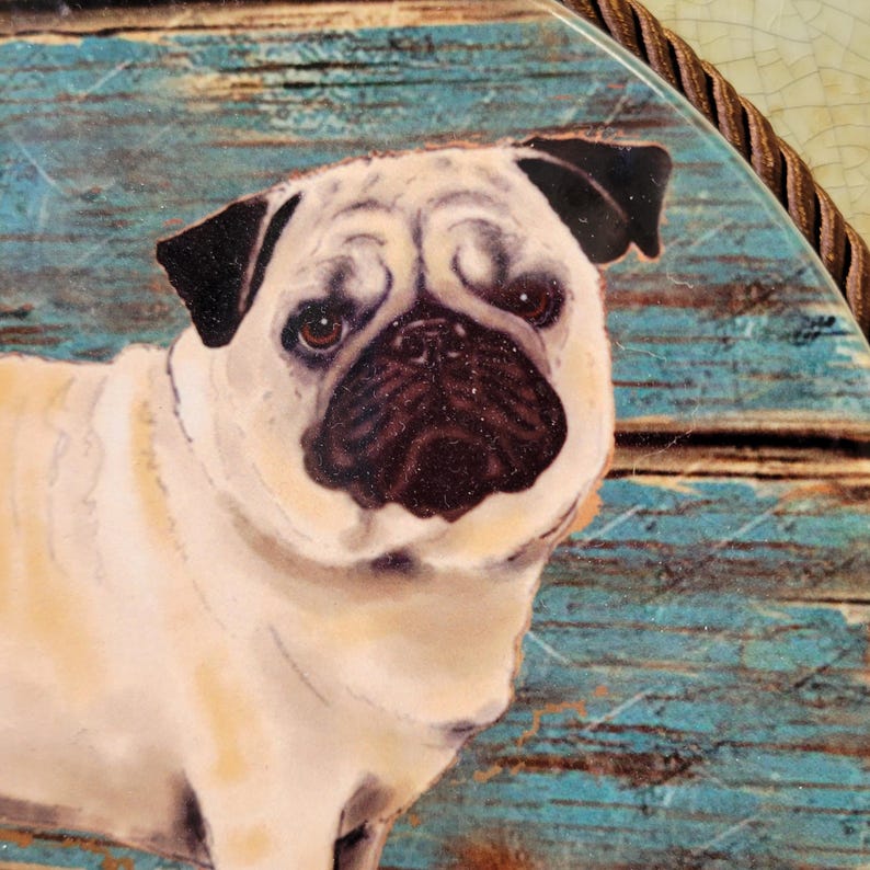 Rustic Farmhouse Kitchen Trivets, Cottage Hanging Décor, for Pugs or ...