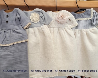 Farmhouse Kitchen Hand Towels with Wooden Hanger, Cottagecore Home Gifts