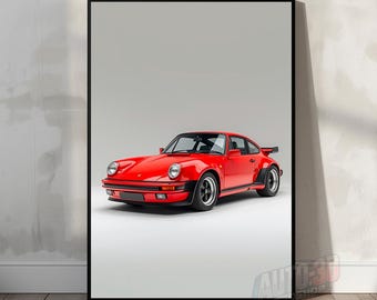 Póster del Porsche 911, arte mural del Porsche 911, póster de coche, impresión automotriz, regalo del Porsche 911, arte mural imprimible, arte del Porsche 911