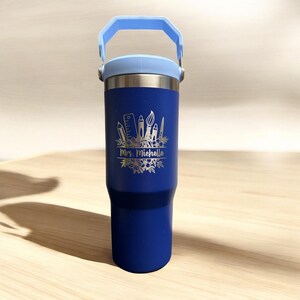 Custom Stanley 30oz IceFlow Flip Straw Tumbler, Personalized Laser Engraved Stainless Steel Travel Cup, Boyfriend Gift, Graduation Gift