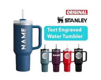 Bicchiere termico Stanley Quencher da 30 oz inciso al laser, bicchiere personalizzato in acciaio inossidabile con coperchio e cannuccia, regalo di Halloween, regalo del Ringraziamento