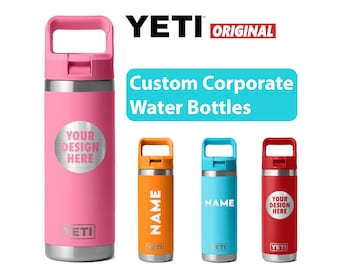 Borraccia YETI Rambler 2.0 da 530 ml con tappo abbinato, borraccia termica personalizzata con incisione laser e logo personalizzato.