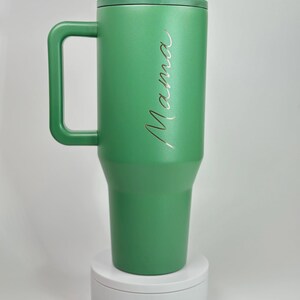 Personalized 32oz HydroJug Traveler Tumbler with Flip Straw & Handle, Laser Engraved Stainless Steel Leak-Proof, Fits in Cup Holder