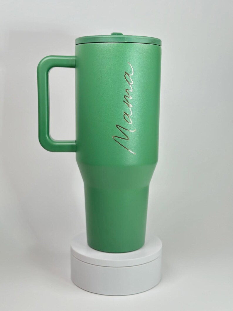 Personalized 32oz HydroJug Traveler Tumbler with Flip Straw & Handle, Laser Engraved Stainless Steel Leak-Proof, Fits in Cup Holder