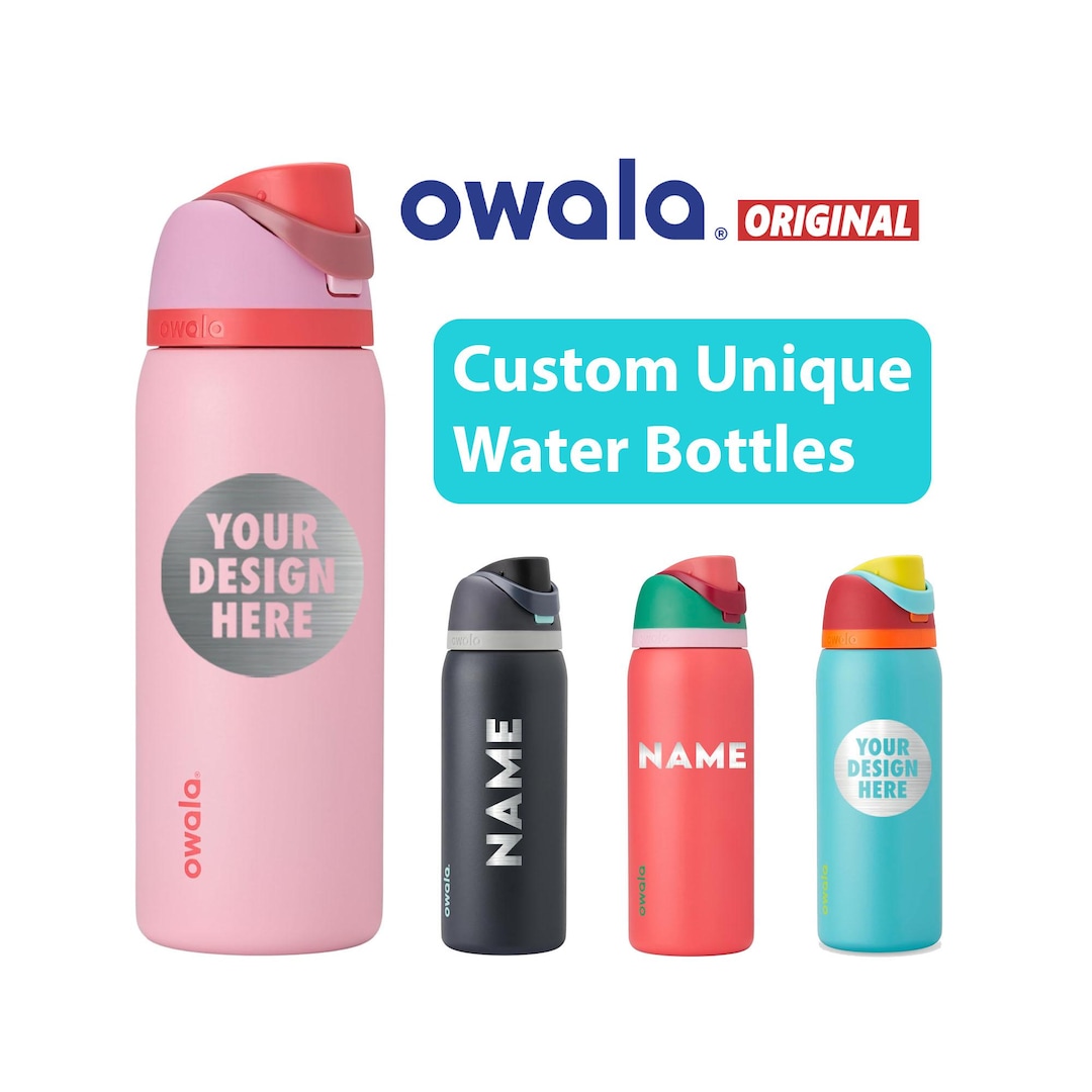 Personalized Owala 32oz Freesip Insulated Water Bottles, Laser Engraved ...