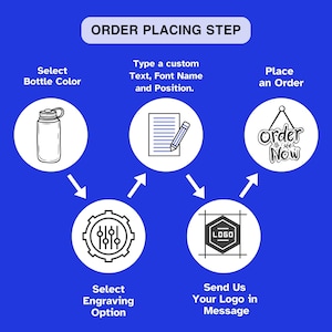 Laser Engraved Stanley 24oz IceFlow Fast Flow Bottle, Personalized Stainless Steel Bottle with integrated cap holder and Lid, Travel & Sport