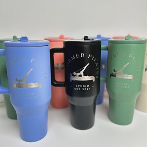 Personalized 32oz HydroJug Traveler Tumbler with Flip Straw & Handle, Laser Engraved Stainless Steel Leak-Proof, Fits in Cup Holder